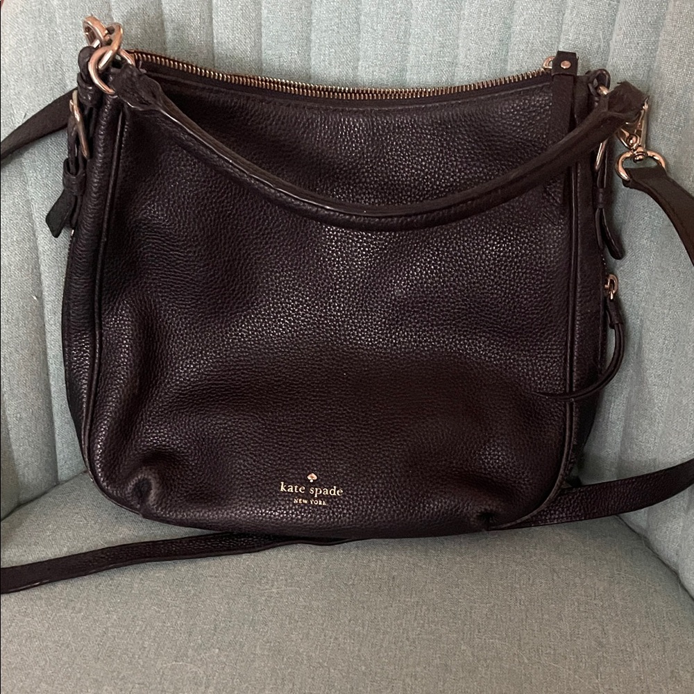 Kate Spade black Leather Shoulder Bag